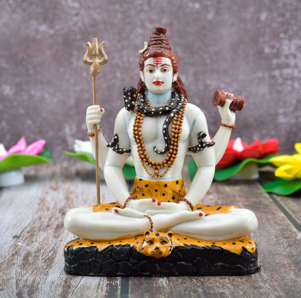 Lord Shiva Sitting on Dhyan Mudra Mahadev Idol