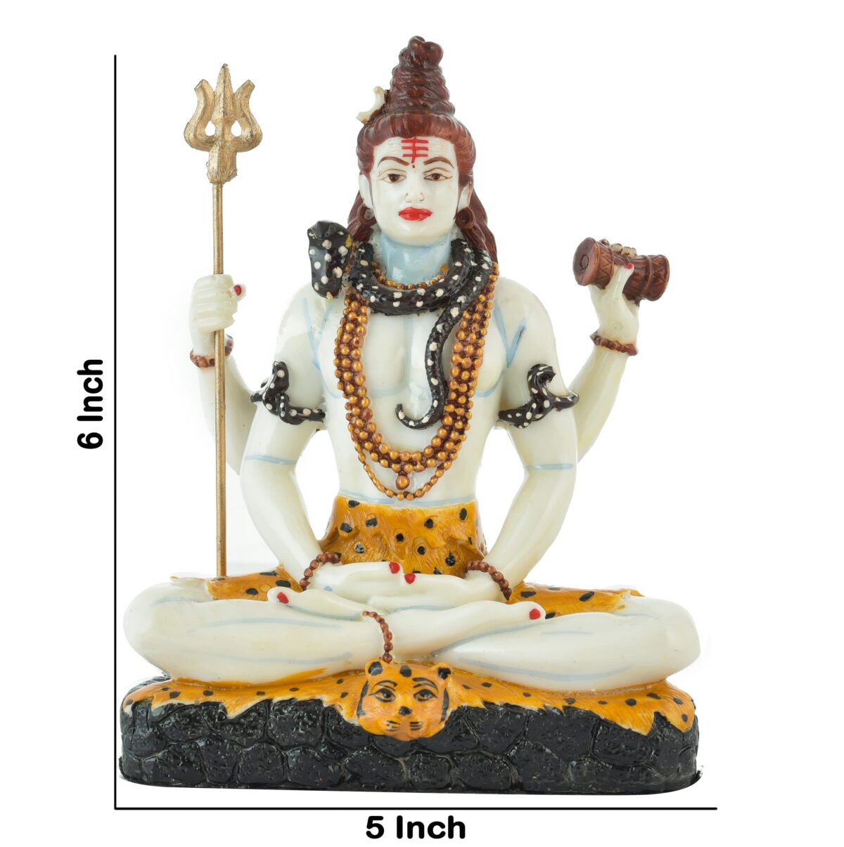 Lord Shiva Sitting on Dhyan Mudra Mahadev Idol